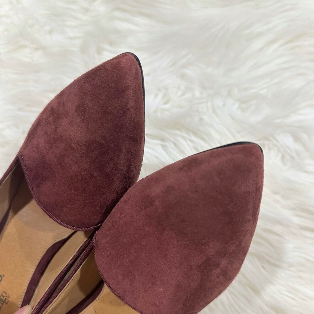 Clarks Inigo Suede Kitten Heels Sz 7.5 - Picture 3 of 9